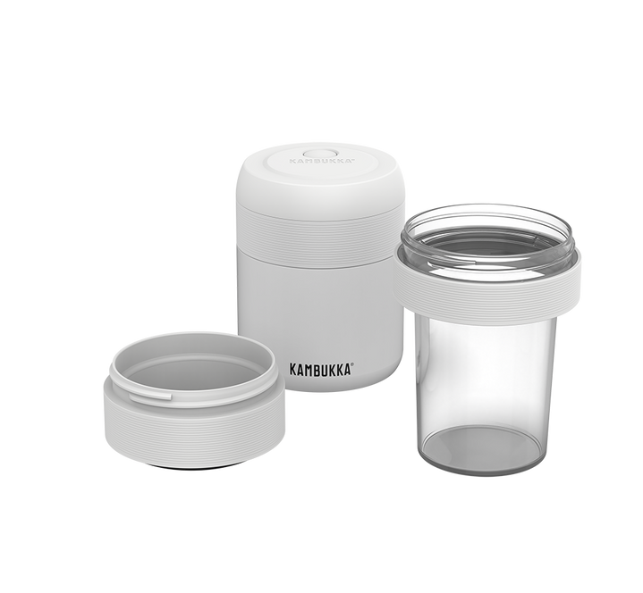 Bundel Bora Chalk White & Snack Container & Micro Compartment